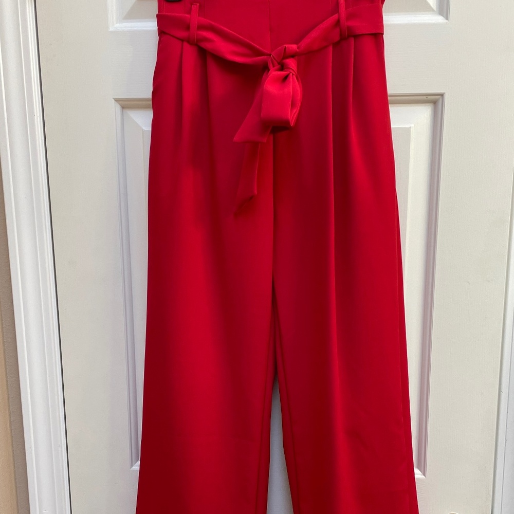 Light weight red dress pants
